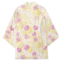 Anthurium Plumeria Lei Pastel Kimono Yellow Hawaiian Splendid Palaka