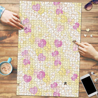 Anthurium Plumeria Lei Pastel Puzzle Yellow Hawaiian Splendid Palaka