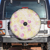 Anthurium Plumeria Lei Pastel Spare Tire Cover Yellow Hawaiian Splendid Palaka