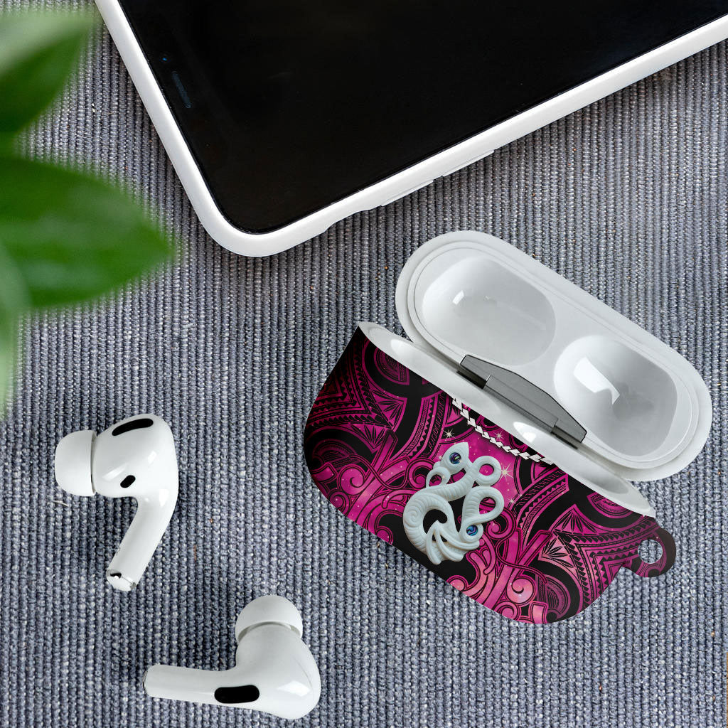 Maori Matariki Manaia Mawhero AirPods Case Maori Kowhaiwhai Pattern Galaxy