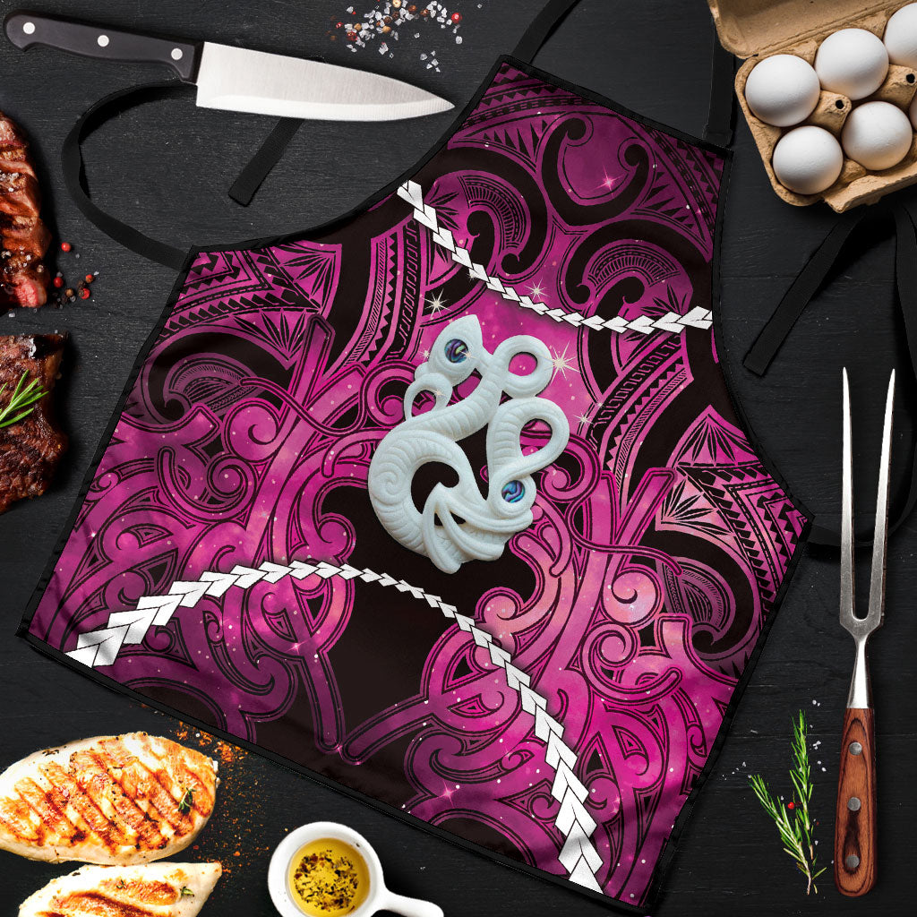 Maori Matariki Manaia Mawhero Apron Maori Kowhaiwhai Pattern Galaxy