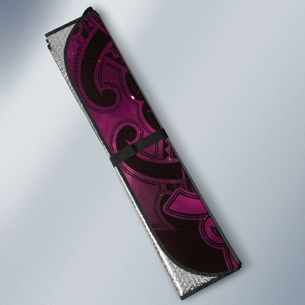 Maori Matariki Manaia Mawhero Auto Sun Shade Maori Kowhaiwhai Pattern Galaxy