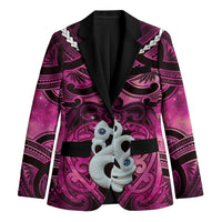 Personalised Maori Matariki Manaia Mawhero Blazer Maori Kowhaiwhai Pattern Galaxy