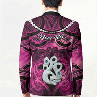 Personalised Maori Matariki Manaia Mawhero Blazer Maori Kowhaiwhai Pattern Galaxy