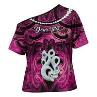 Personalised Maori Matariki Manaia Mawhero Cross Shoulder Shirt Maori Kowhaiwhai Pattern Galaxy