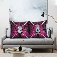 Maori Matariki Manaia Mawhero Pillow Cover Maori Kowhaiwhai Pattern Galaxy