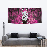 Maori Matariki Manaia Mawhero Tapestry Maori Kowhaiwhai Pattern Galaxy