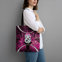 Maori Matariki Manaia Mawhero Tote Bag Maori Kowhaiwhai Pattern Galaxy