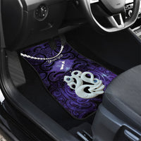 Personalised Maori Matariki Manaia Waiporoporo Car Mats Maori Kowhaiwhai Pattern Galaxy