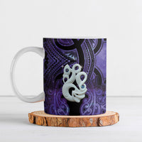 Personalised Maori Matariki Manaia Waiporoporo Ceramic Mug Maori Kowhaiwhai Pattern Galaxy