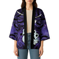 Personalised Maori Matariki Manaia Waiporoporo Kimono Maori Kowhaiwhai Pattern Galaxy