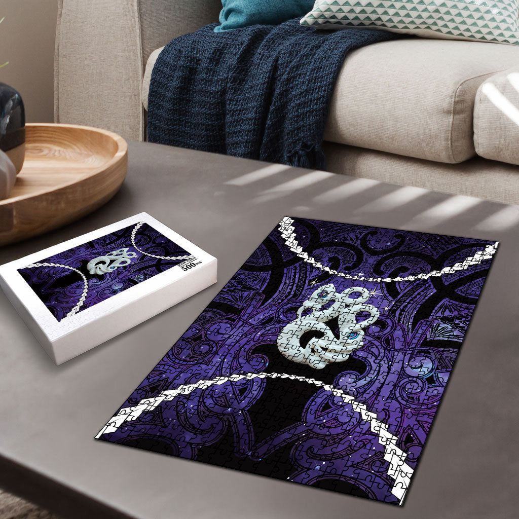 Maori Matariki Manaia Waiporoporo Puzzle Maori Kowhaiwhai Pattern Galaxy