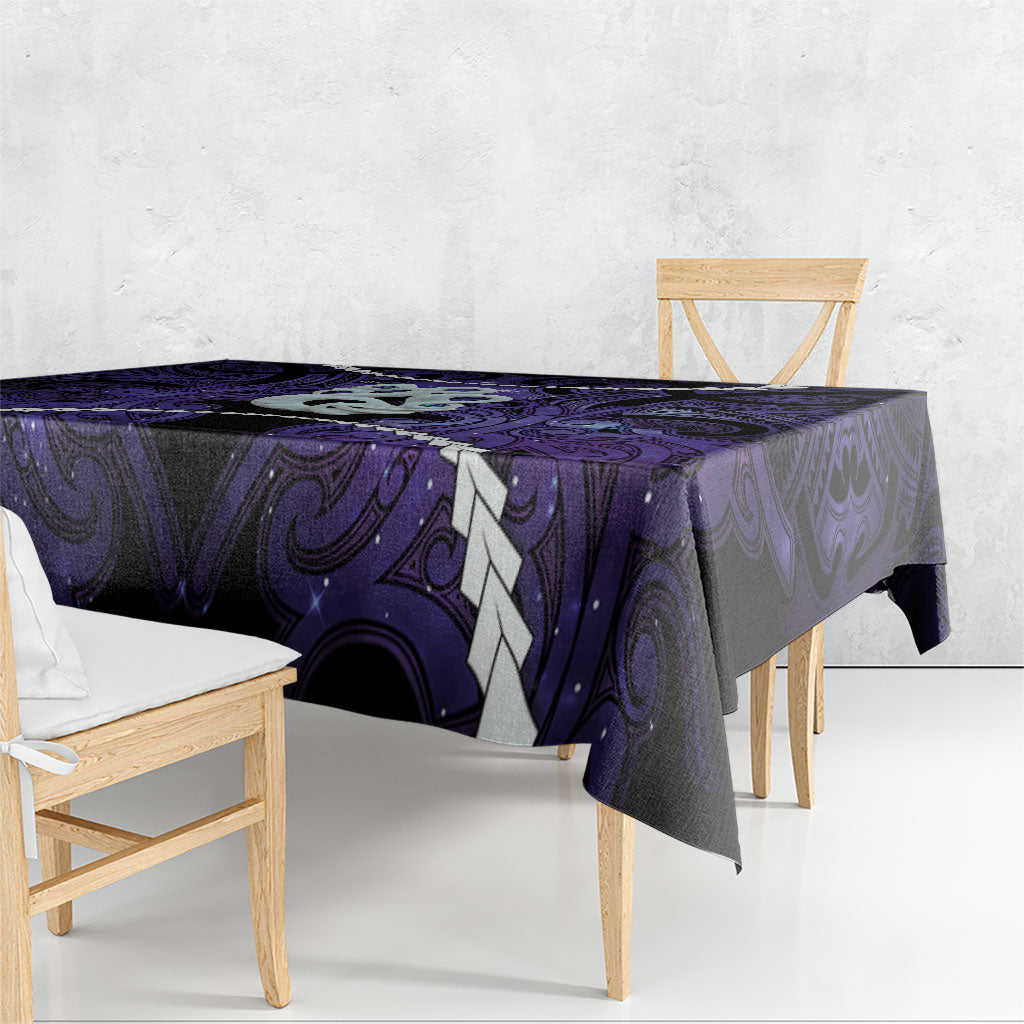 Maori Matariki Manaia Waiporoporo Tablecloth Maori Kowhaiwhai Pattern Galaxy