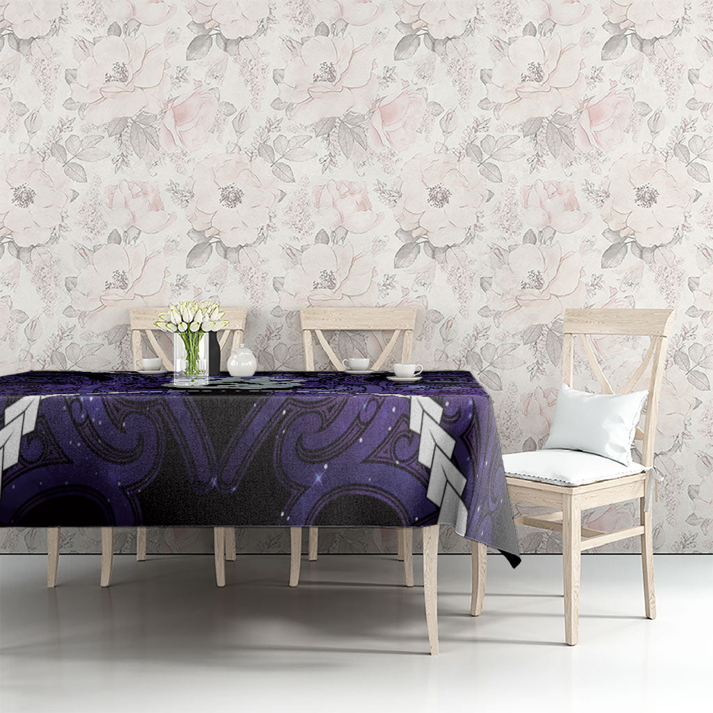 Maori Matariki Manaia Waiporoporo Tablecloth Maori Kowhaiwhai Pattern Galaxy