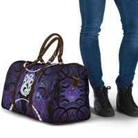 Maori Matariki Manaia Waiporoporo Travel Bag Maori Kowhaiwhai Pattern Galaxy