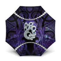 Maori Matariki Manaia Waiporoporo Umbrella Maori Kowhaiwhai Pattern Galaxy