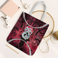 Maori Matariki Manaia Whero Tote Bag Maori Kowhaiwhai Pattern Galaxy
