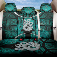 Maori Matariki Manaia Turquoise Back Car Seat Cover Maori Kowhaiwhai Pattern Galaxy
