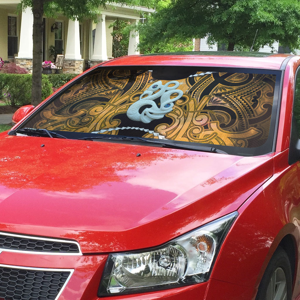 Maori Matariki Manaia Kowhai Auto Sun Shade Maori Kowhaiwhai Pattern Galaxy