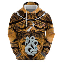 Personalised Maori Matariki Manaia Kowhai Hoodie Maori Kowhaiwhai Pattern Galaxy