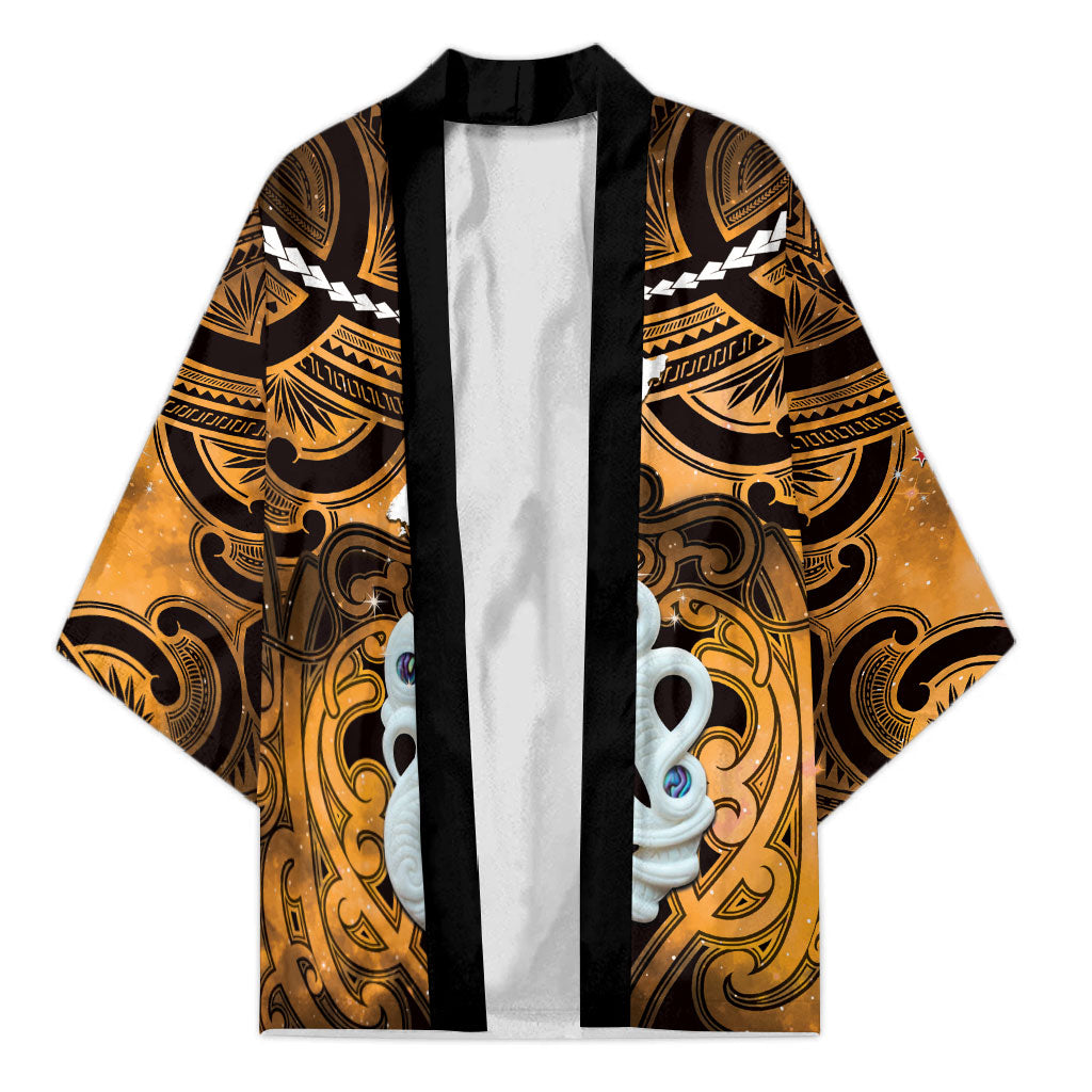 Personalised Maori Matariki Manaia Kowhai Kimono Maori Kowhaiwhai Pattern Galaxy