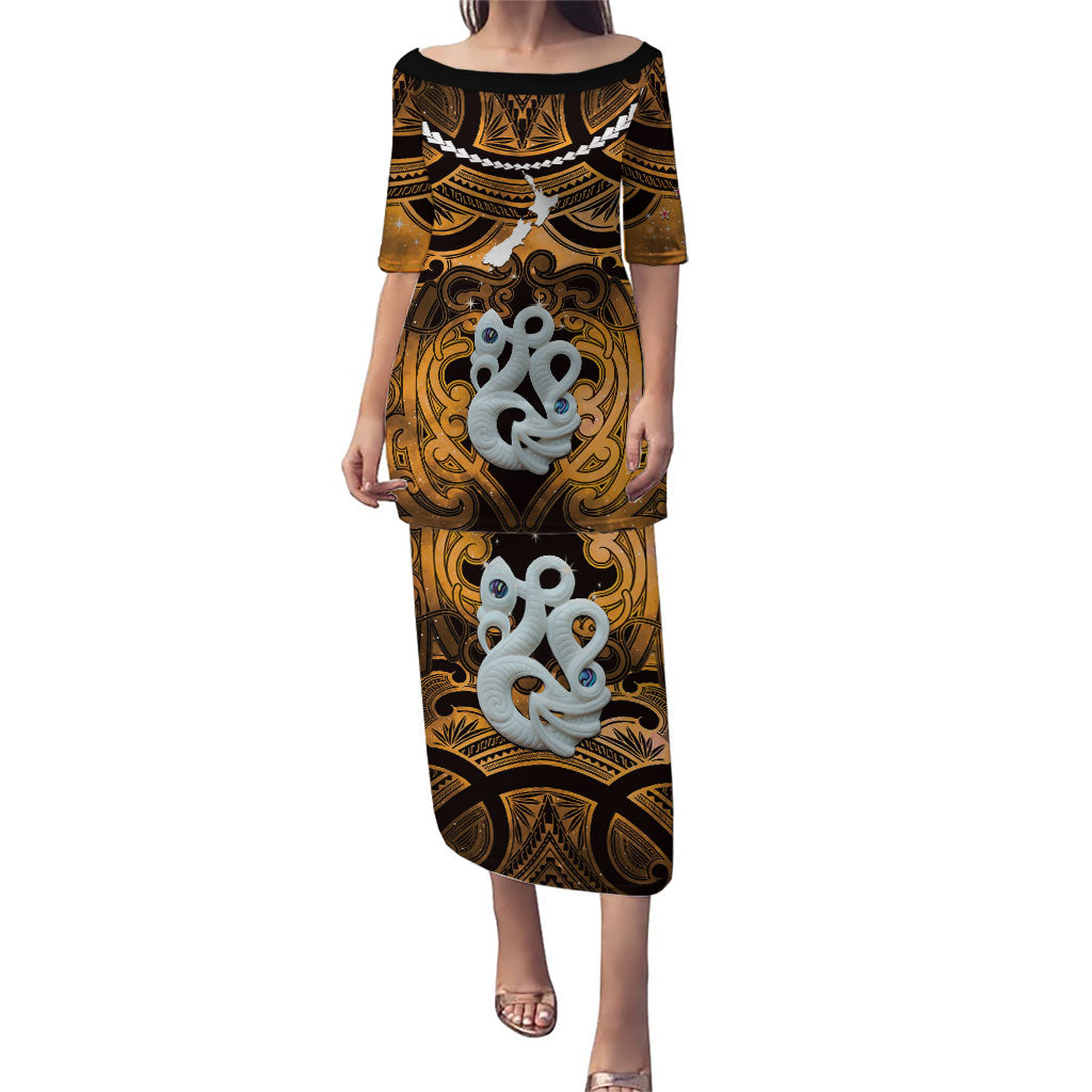 Personalised Maori Matariki Manaia Kowhai Puletasi Maori Kowhaiwhai Pattern Galaxy