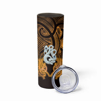 Personalised Maori Matariki Manaia Kowhai Skinny Tumbler Maori Kowhaiwhai Pattern Galaxy
