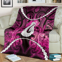 Maori Matariki Hei Matau Mawhero Blanket Maori Kowhaiwhai Pattern Galaxy