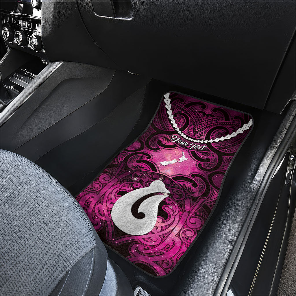 Personalised Maori Matariki Hei Matau Mawhero Car Mats Maori Kowhaiwhai Pattern Galaxy