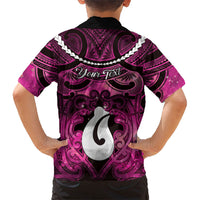 Personalised Maori Matariki Hei Matau Mawhero Hawaiian Shirt Maori Kowhaiwhai Pattern Galaxy