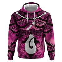 Personalised Maori Matariki Hei Matau Mawhero Hoodie Maori Kowhaiwhai Pattern Galaxy