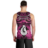 Personalised Maori Matariki Hei Matau Mawhero Men Tank Top Maori Kowhaiwhai Pattern Galaxy