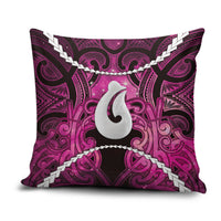 Maori Matariki Hei Matau Mawhero Pillow Cover Maori Kowhaiwhai Pattern Galaxy