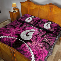 Maori Matariki Hei Matau Mawhero Quilt Bed Set Maori Kowhaiwhai Pattern Galaxy