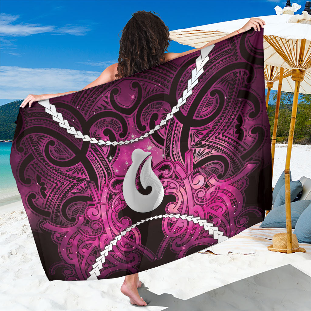 Maori Matariki Hei Matau Mawhero Sarong Maori Kowhaiwhai Pattern Galaxy