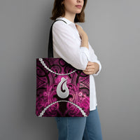 Maori Matariki Hei Matau Mawhero Tote Bag Maori Kowhaiwhai Pattern Galaxy