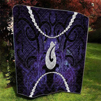 Maori Matariki Hei Matau Waiporoporo Quilt Maori Kowhaiwhai Pattern Galaxy