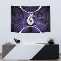 Maori Matariki Hei Matau Waiporoporo Tapestry Maori Kowhaiwhai Pattern Galaxy