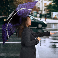 Maori Matariki Hei Matau Waiporoporo Umbrella Maori Kowhaiwhai Pattern Galaxy