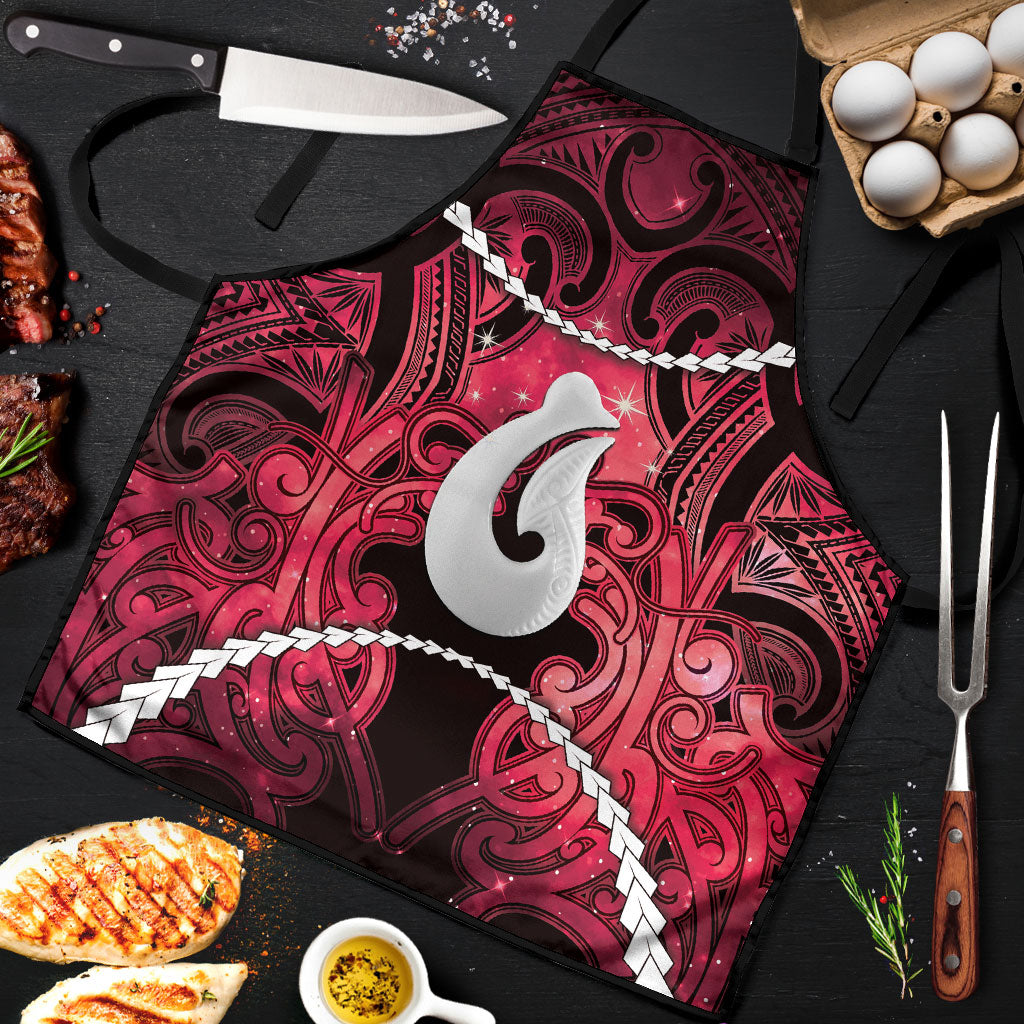 Maori Matariki Hei Matau Whero Apron Maori Kowhaiwhai Pattern Galaxy