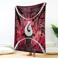 Maori Matariki Hei Matau Whero Blanket Maori Kowhaiwhai Pattern Galaxy