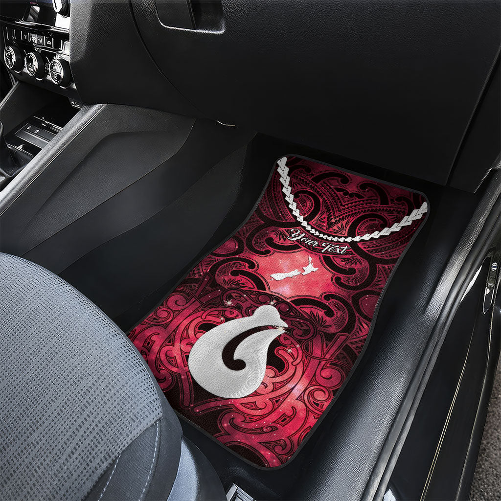 Personalised Maori Matariki Hei Matau Whero Car Mats Maori Kowhaiwhai Pattern Galaxy
