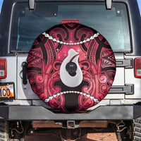 Maori Matariki Hei Matau Whero Spare Tire Cover Maori Kowhaiwhai Pattern Galaxy
