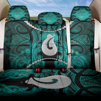 Maori Matariki Hei Matau Turquoise Back Car Seat Cover Maori Kowhaiwhai Pattern Galaxy