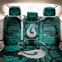 Maori Matariki Hei Matau Turquoise Back Car Seat Cover Maori Kowhaiwhai Pattern Galaxy
