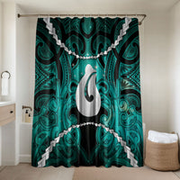 Maori Matariki Hei Matau Turquoise Bathroom Set Maori Kowhaiwhai Pattern Galaxy