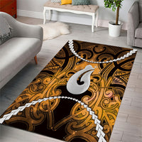 Maori Matariki Hei Matau Kowhai Area Rug Maori Kowhaiwhai Pattern Galaxy
