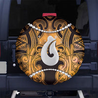 Maori Matariki Hei Matau Kowhai Spare Tire Cover Maori Kowhaiwhai Pattern Galaxy