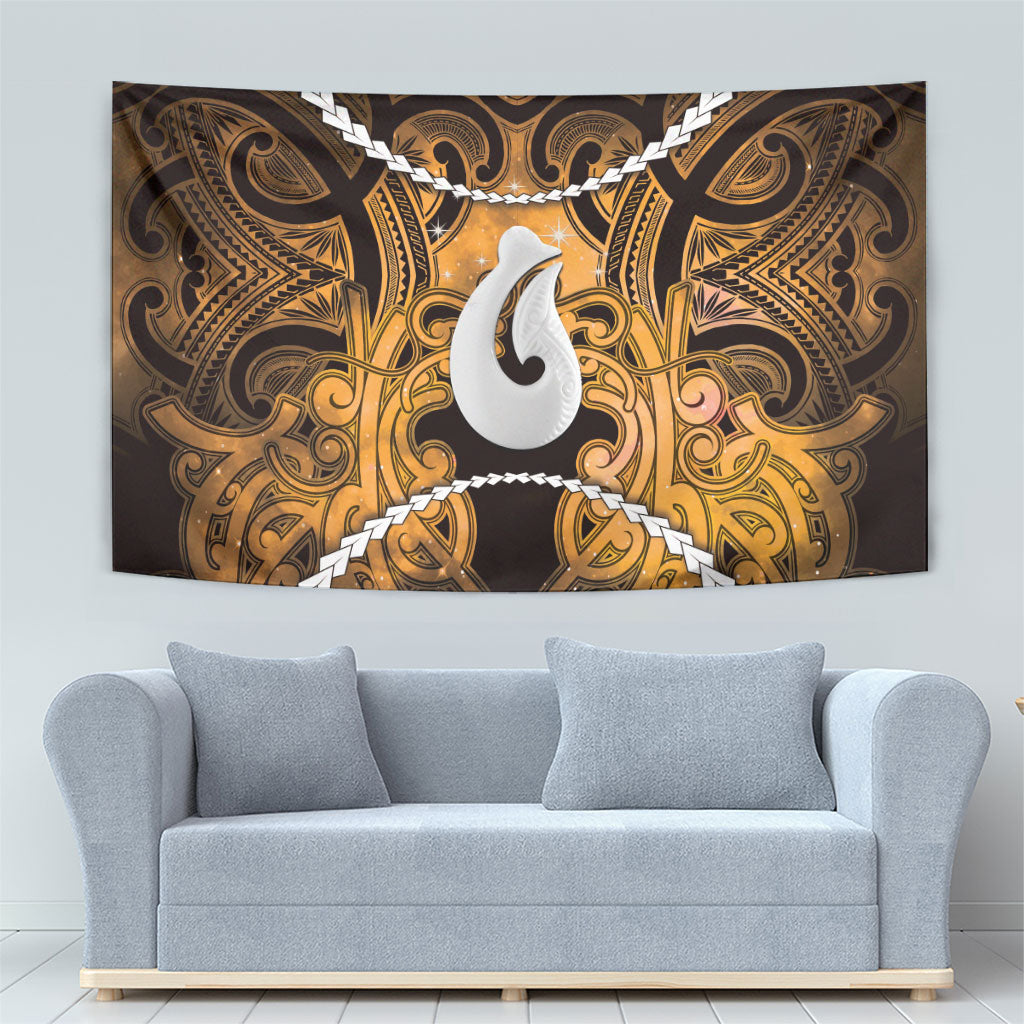 Maori Matariki Hei Matau Kowhai Tapestry Maori Kowhaiwhai Pattern Galaxy