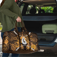 Maori Matariki Hei Matau Kowhai Travel Bag Maori Kowhaiwhai Pattern Galaxy